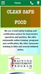 Mobile Screenshot of cleansafefood.org